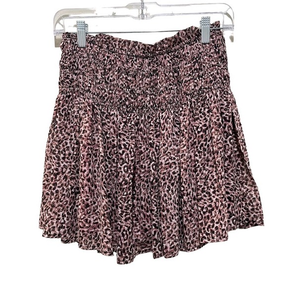 ee:some cheetah Print Mini Skirt skort size medium - Picture 5 of 8